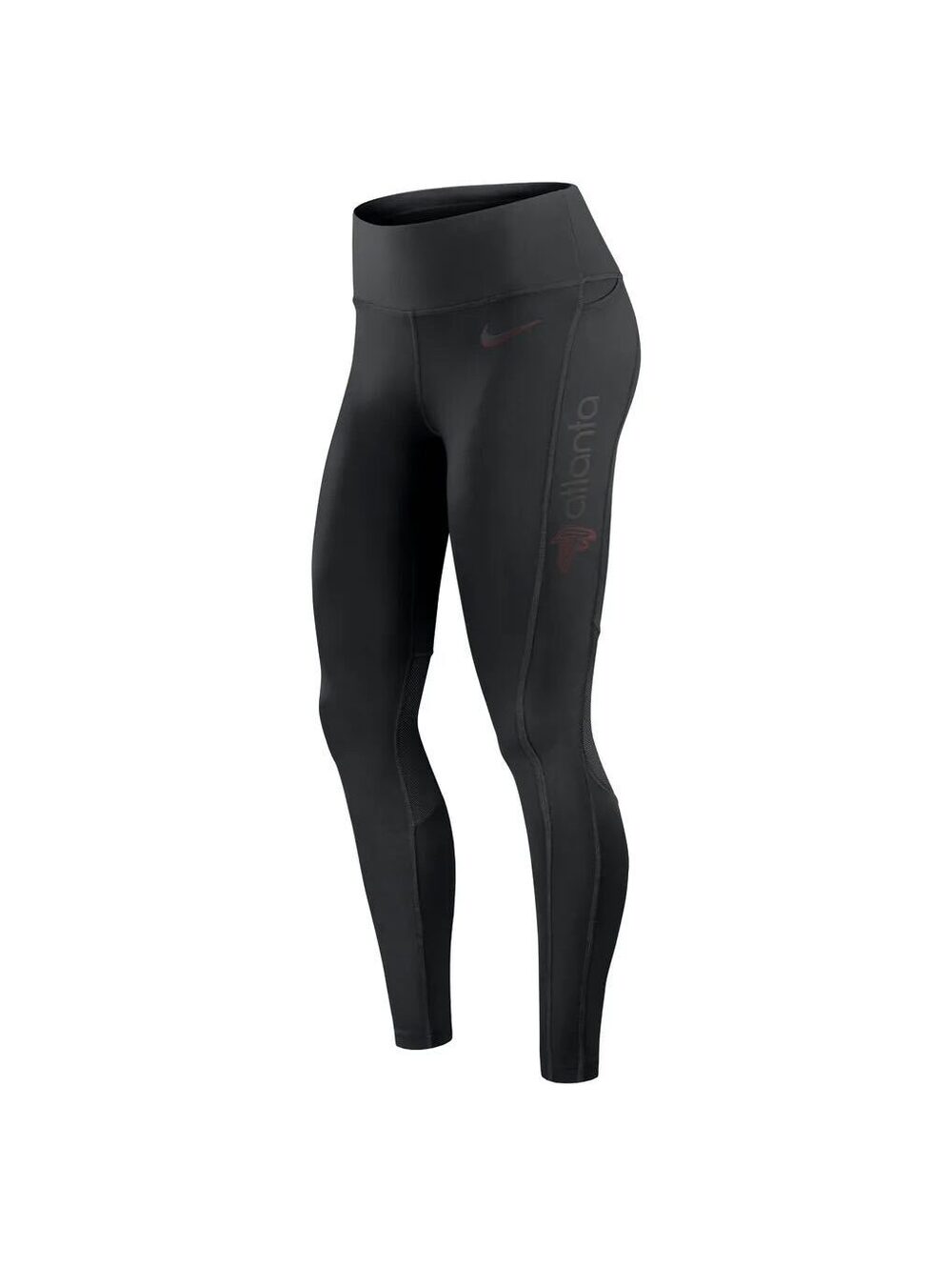 NWT New Women's Nike Black Atlanta Falcons Edge Wordmark Dri-FIT Leggings - XL